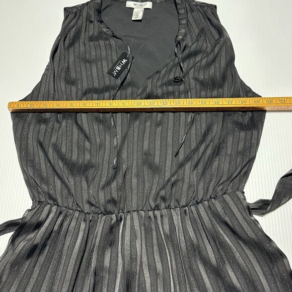 WHBM White House Black Market Women’s Dress L Size L Tie Belt Ruffle Hem NWT - Picture 10 of 13